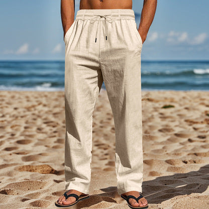 Herren Strandhose Lässig Elastisch Mit Seitentaschen