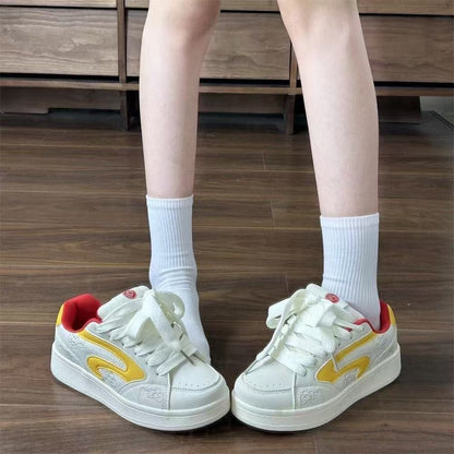 Damen Sneaker Sportlich Bunt Atmungsaktiv