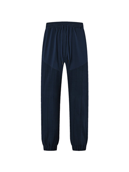 Bequeme Jogginghose Herren Waffelstruktur Grau Komfort