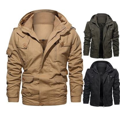 Herren Outdoorjacke Funktionsjacke Warm Isoliert - BerlinGlamour