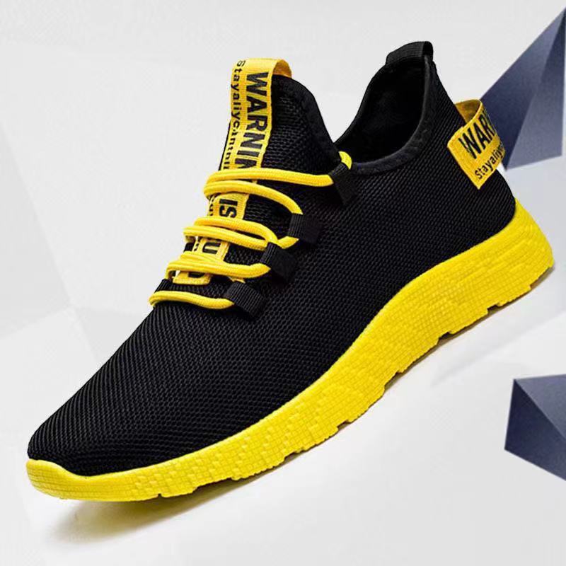 Damen Sneaker Flexibel Rutschfest Mesh Schwarzweiß