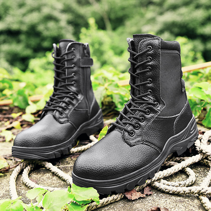 Damen Stiefel Robust Outdoor Tactical Schwarz