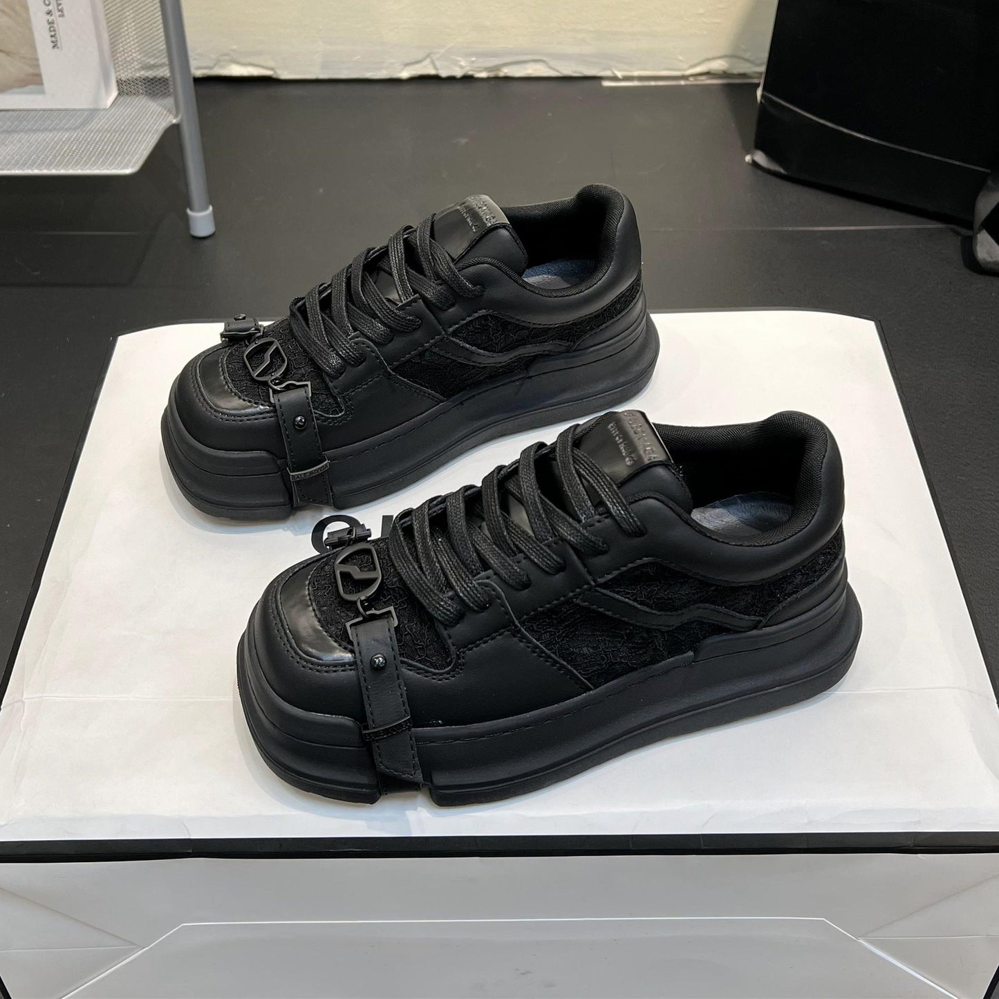Damen Sneaker Modisch Robust Einzigartig Design
