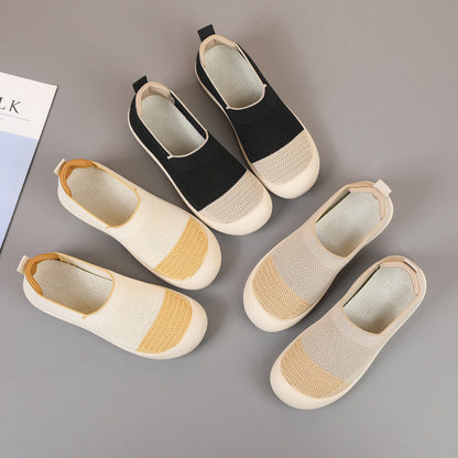 Damen Sneaker Atmungsaktiv Slip-On mit weicher Sohle