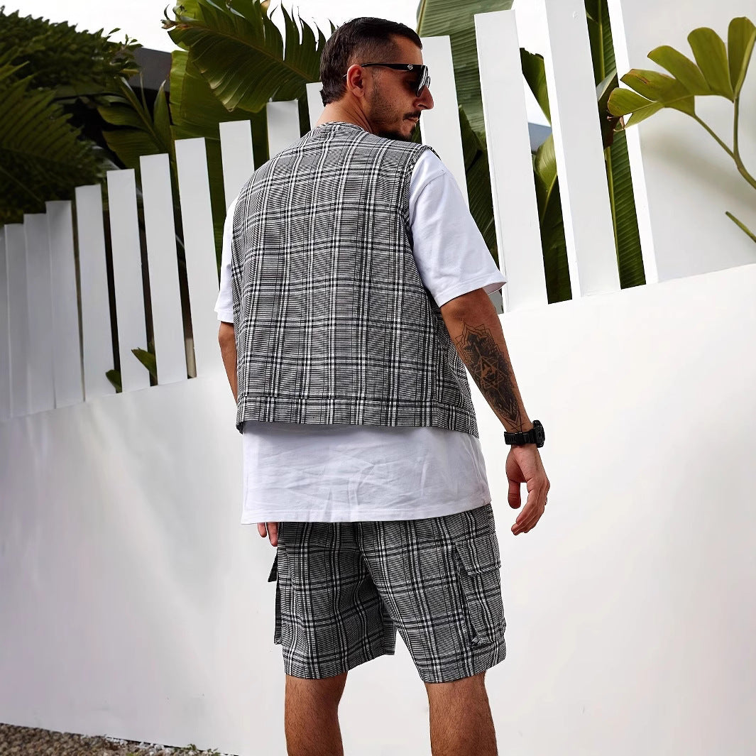 Herren Weste Funktionell mit vielen Taschen Modern