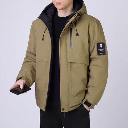 Herren Outdoor-Jacke Isoliert Wasserdicht Winter
