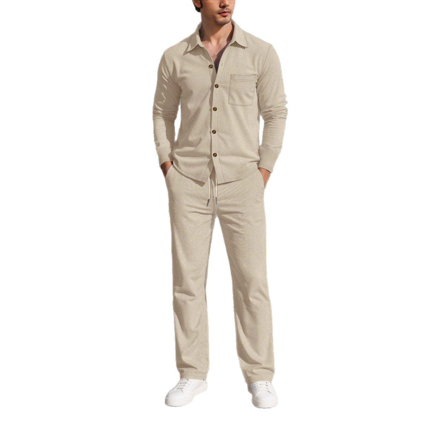 Herren Freizeitanzug Set Modern Komfort Schnitt Elegante Optik