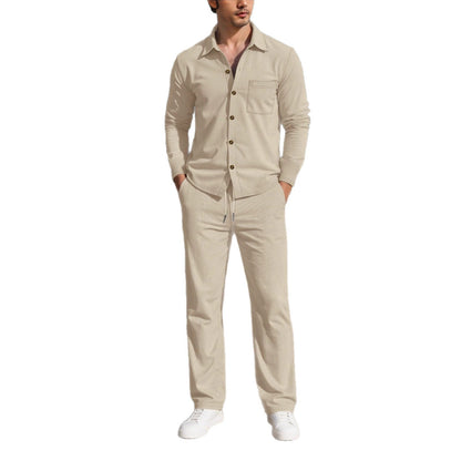 Herren Freizeitanzug Set Modern Komfort Schnitt Elegante Optik