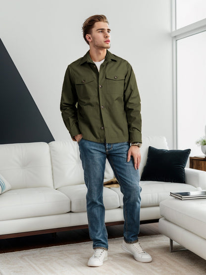 Herren Jacke Leicht Modern Chorejacke Mit Taschen