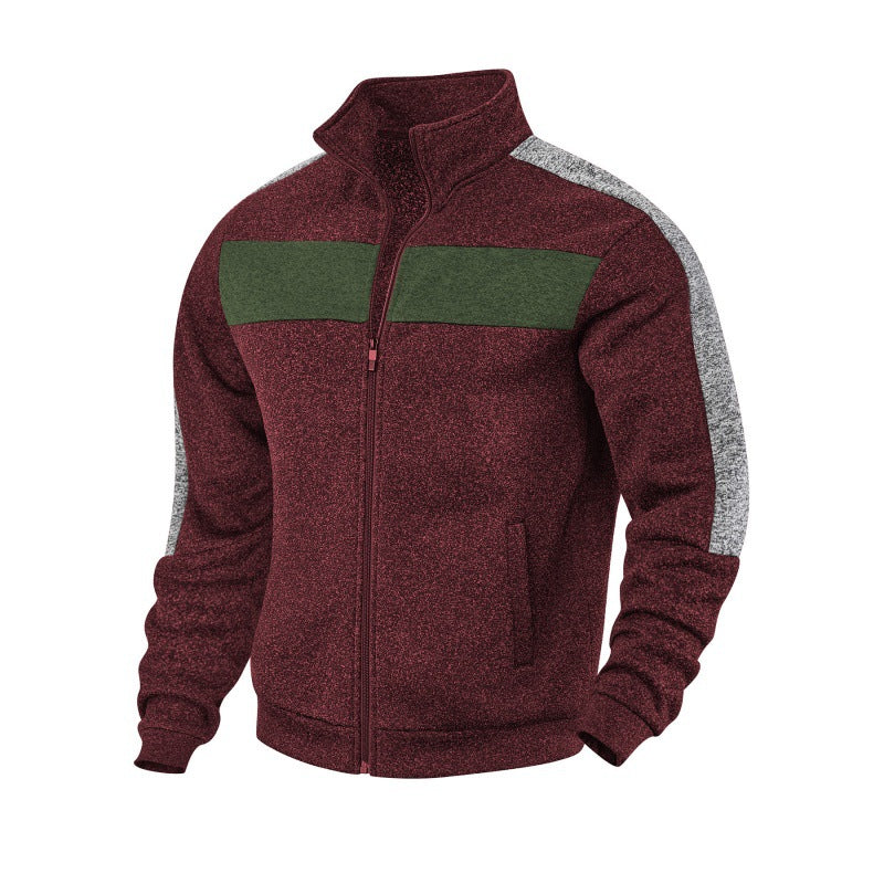 Herren Fleecejacke Sportlich Reflektierend Warm