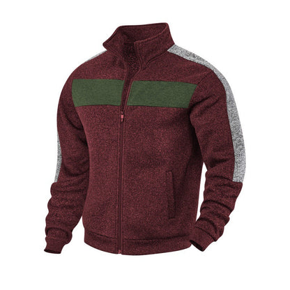 Herren Fleecejacke Sportlich Reflektierend Warm
