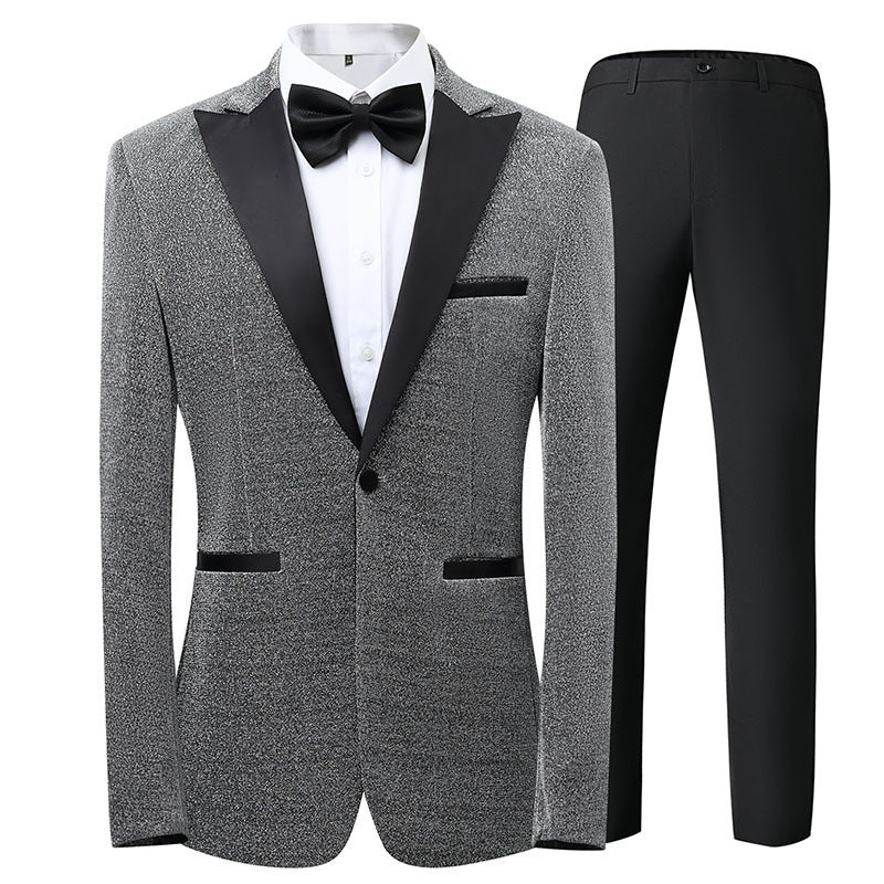 Maßgeschneiderter Herren Smokingsanzug Elegant Schwarz - BerlinGlamour