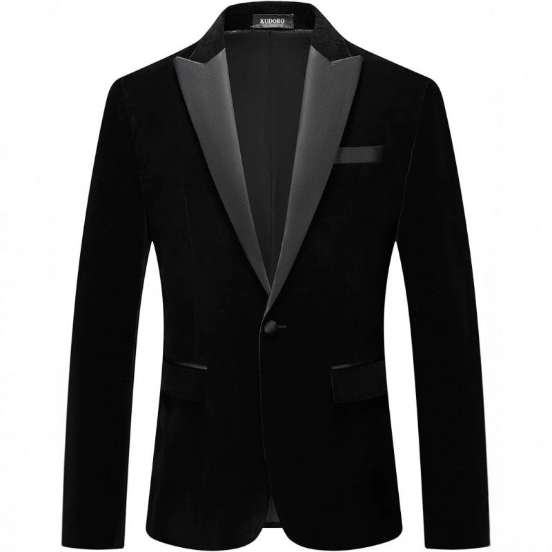 Herren Smoking Blazer Elegant Berlin Schwarz - BerlinGlamour