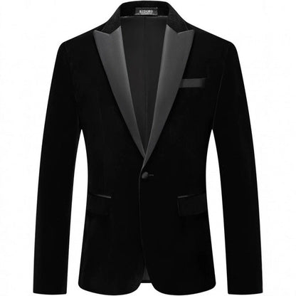 Herren Smoking Blazer Elegant Berlin Schwarz - BerlinGlamour