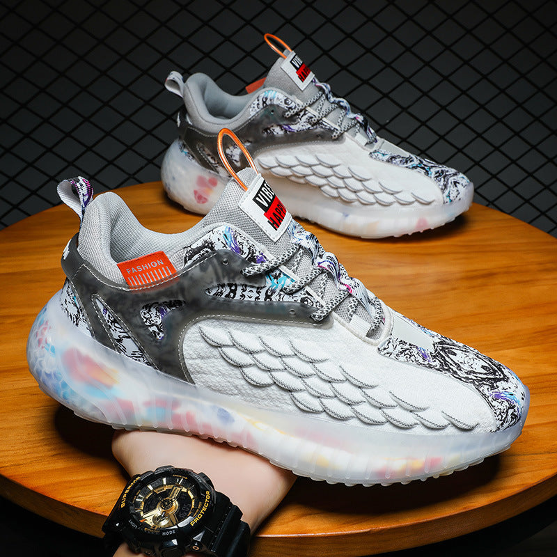 Damen Sneaker High-Tech Laufschuhe mit Dämpfungstechnologie
