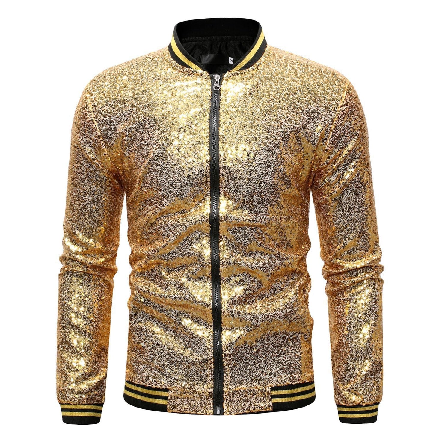 Herren Blazer Sportlich Glitzernd Mit Pailletten - BerlinGlamour