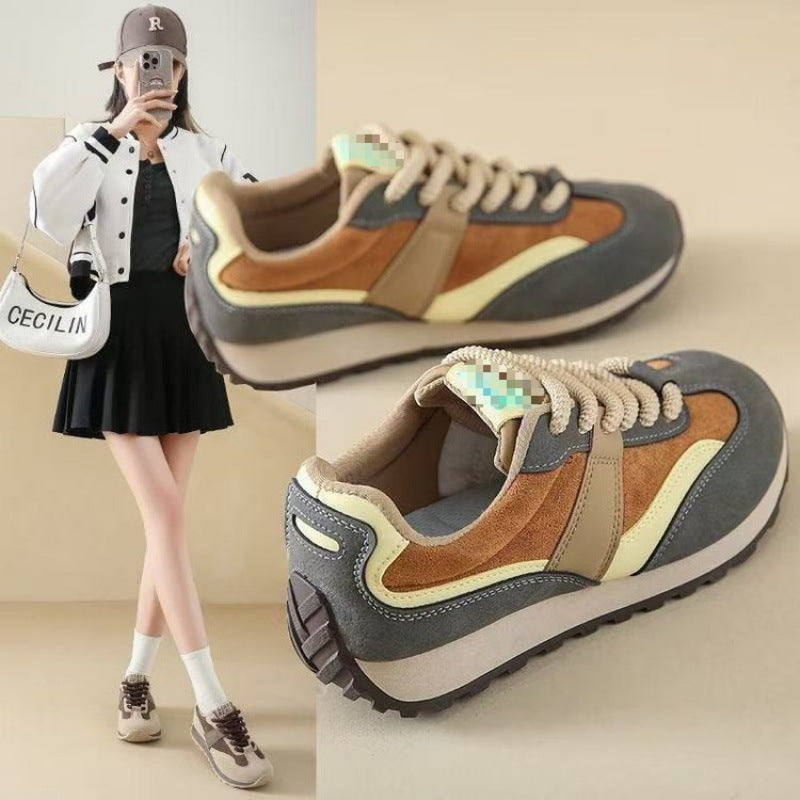 Damen Sneaker Sportlich Atmungsaktiv Mit Weicher Sohle