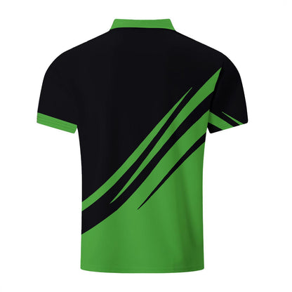 Herren Poloshirt Sportlich Mit Muster Trendig