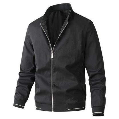 Herren Steppjacke Sportlich Mit Stehkragen Modern