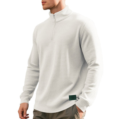 Herren Pullover Modern Halb Reißverschluss Casual - BerlinGlamour