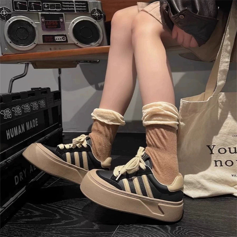 Damen Sneaker Hoch Plattform Extrahoch Mode - BerlinGlamour