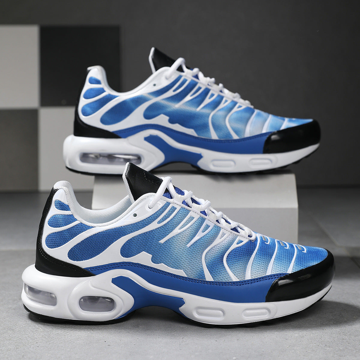 Damen Air Max Sneaker Sportlich Atmungsaktiv Schwarz