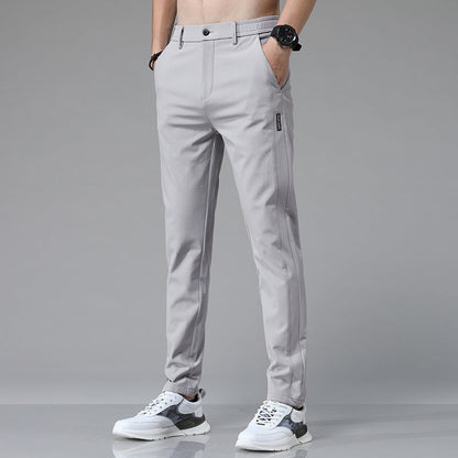 Herren Chino Hose Elastisch Mit Moderne Taschen