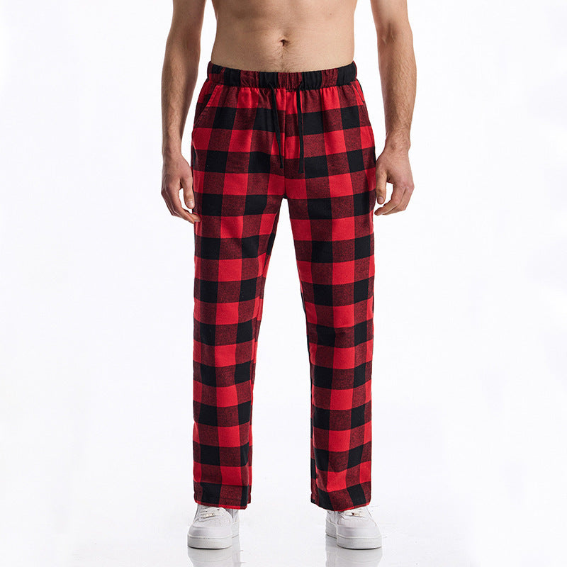 Herren Karohose Bequem Komfortabel Stretch