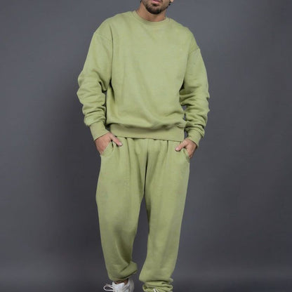 Bequeme Herren Sportswear Set Sweatshirt Jogginghose Grau - BerlinGlamour