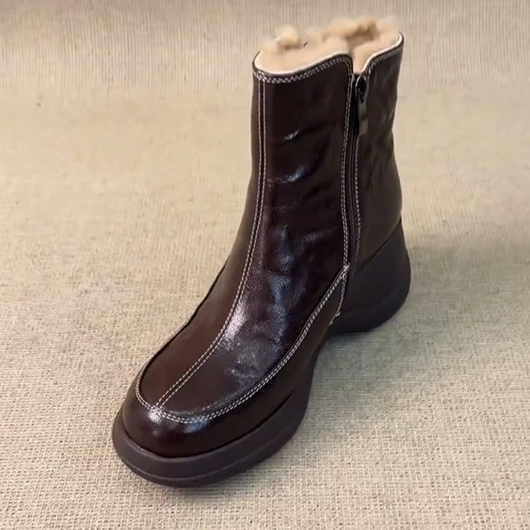 Damen Winterstiefel Bequem Rutschfest Moderne - BerlinGlamour