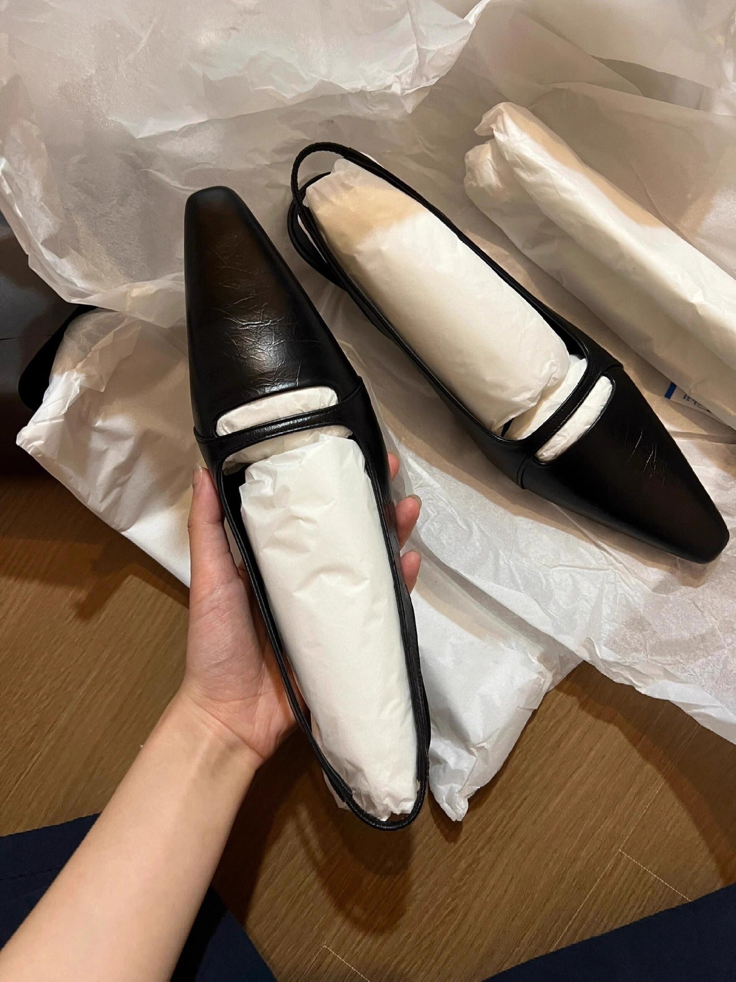 Damen Slipper Spitze Elegant Komfortabel