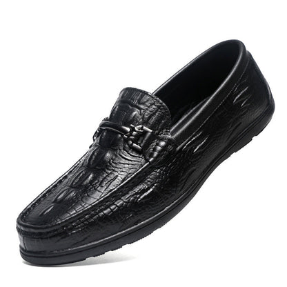 Herren Mokassins Elegante Lederschuhe Heidi Stil