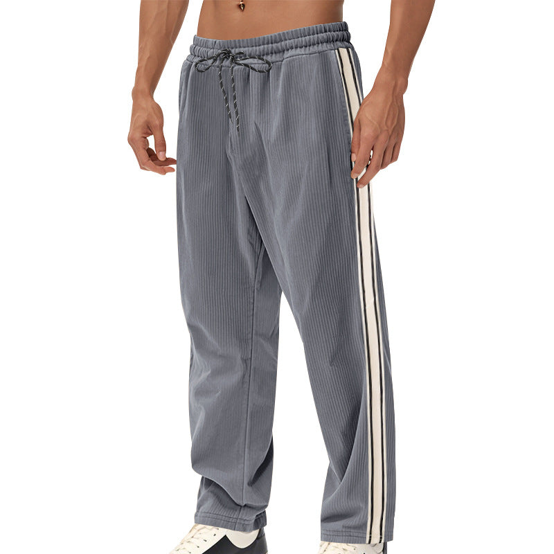 Herren Sportshose Bequem Mit Seitenstreifen Modern
