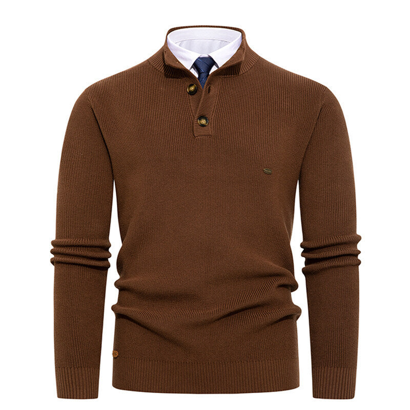 Herren Strickpullover mit Knopfdetails und modernem Stehkragen BerlinGlamour ist ein Titel, der sich auf elegante und stilvolle Lampe konzentriert. 

Oder vielleicht: Moderne - BerlinGlamour