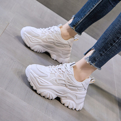 Damen Sneaker Chunky Bequem Dämpfung robust