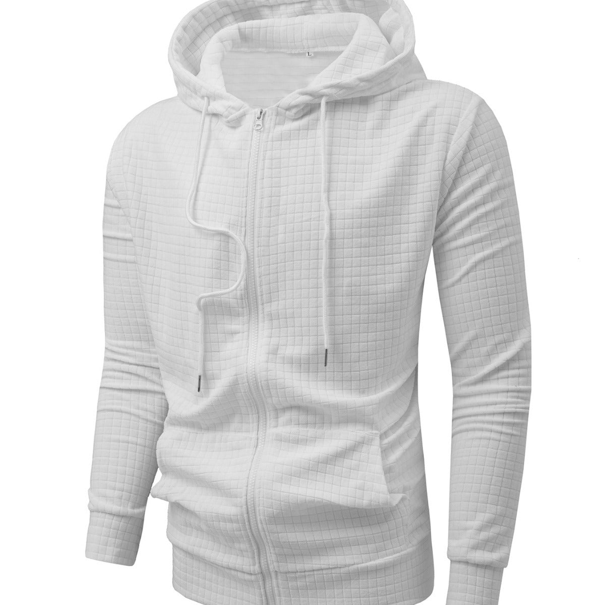 Herren Kapuzenjacke Lockere Fit Strukturiert Urban