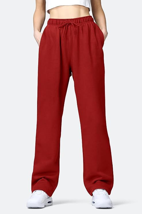 Damen Freizeithose Bequem Elastisch Mit Taschen