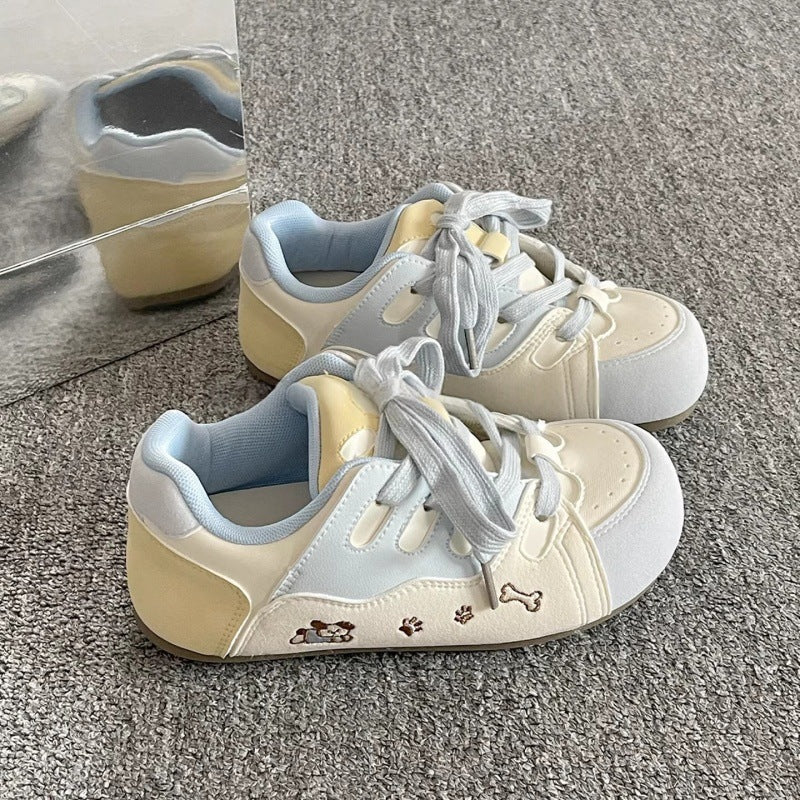 Damen Sneaker Sportlich Atmungsaktiv Mit Tierdesign