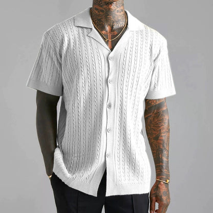 Herren Strickhemd mit Muster Modisch Berlin Stylish