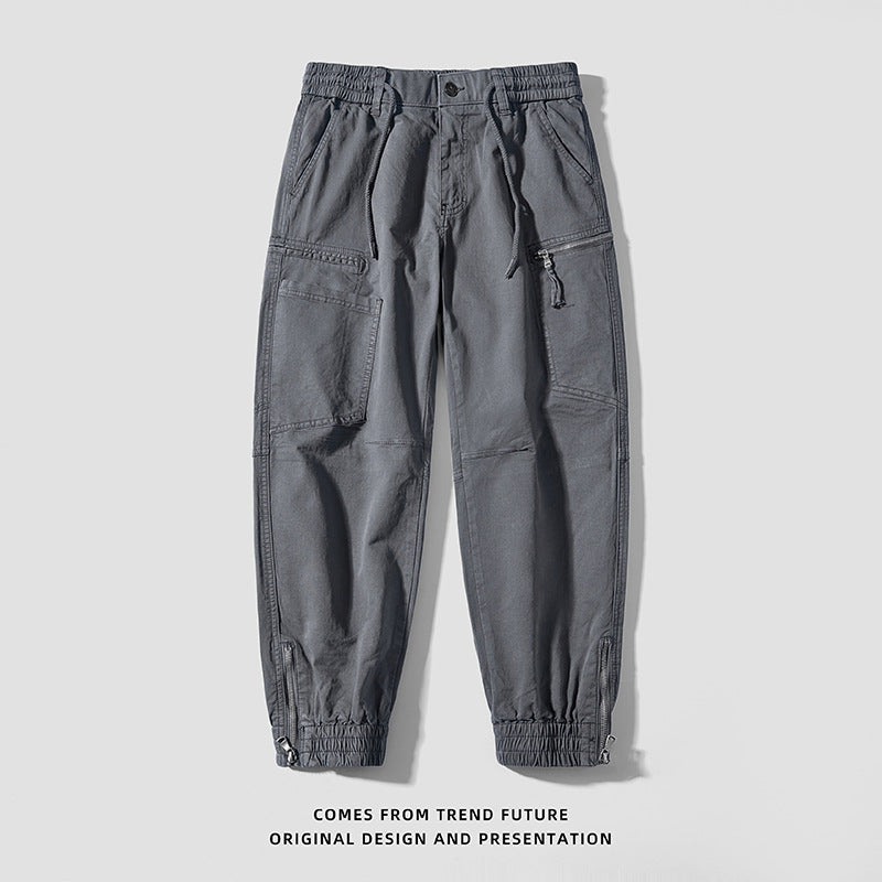 Herren Cargo-Hose Multifunktionshose Elastisch Vieltaschig