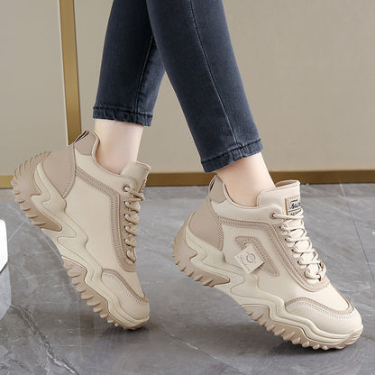 Damen Sneaker Sportlich High-Top mit Flexibler Sohle - BerlinGlamour