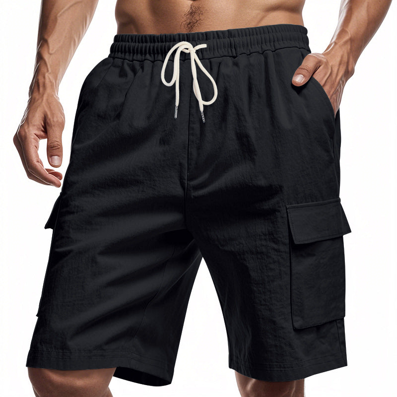 Herren Cargo Shorts Bequem Vielseitig Elastisch