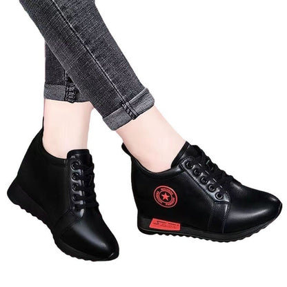 Damen Wedge Sneaker Hochzeitsschuhe Modisch Stilvoll