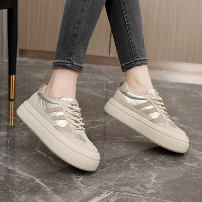 Damen Sneaker Hoch Plattform Sportlich Modern