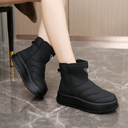 Damen Winterstiefel Warm Kuschelig Robust Schnee