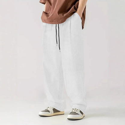 Herren Hose Elegant Lässig Lockere Bequem
