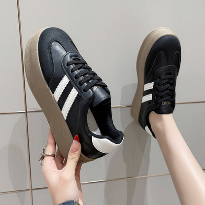 Damen Sneaker Plattform Schuhe Moderne Dämpfung