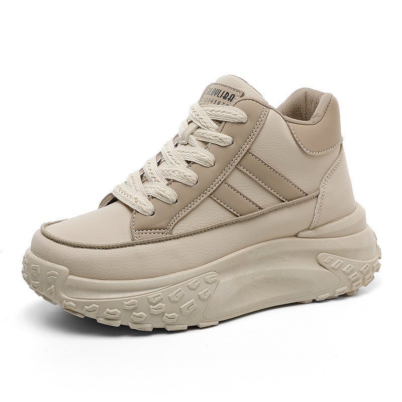 Damen Sneaker High-Top Komfortschuhe Modisch Robust - BerlinGlamour