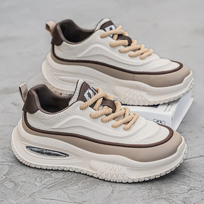 Damen Sneaker mit Luftpolster Komfortschuh Weiß