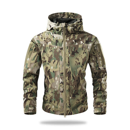 Herren Outdoorjacke Wasserdicht Atmungsaktiv Membran